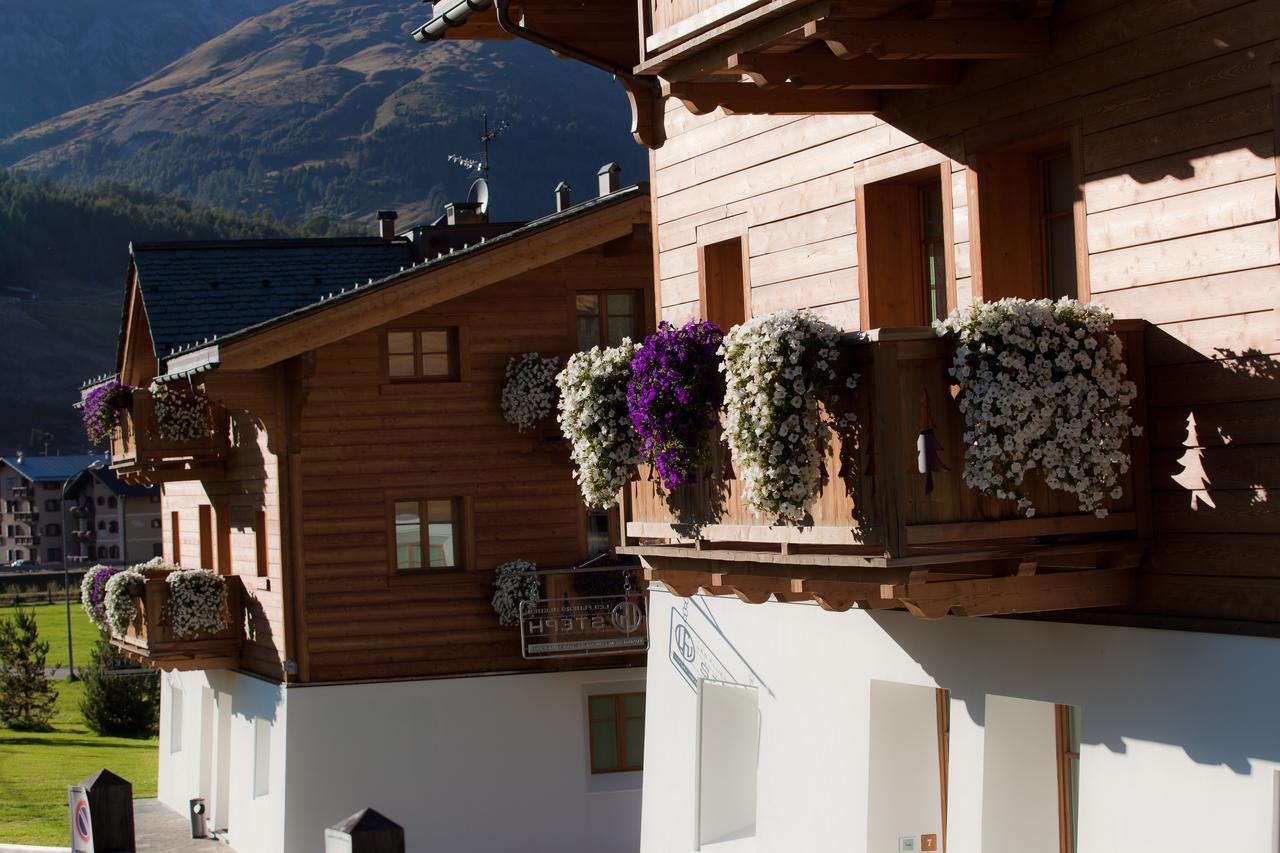 Aparthotel Les Fleurs Bleues Livigno Exterior foto
