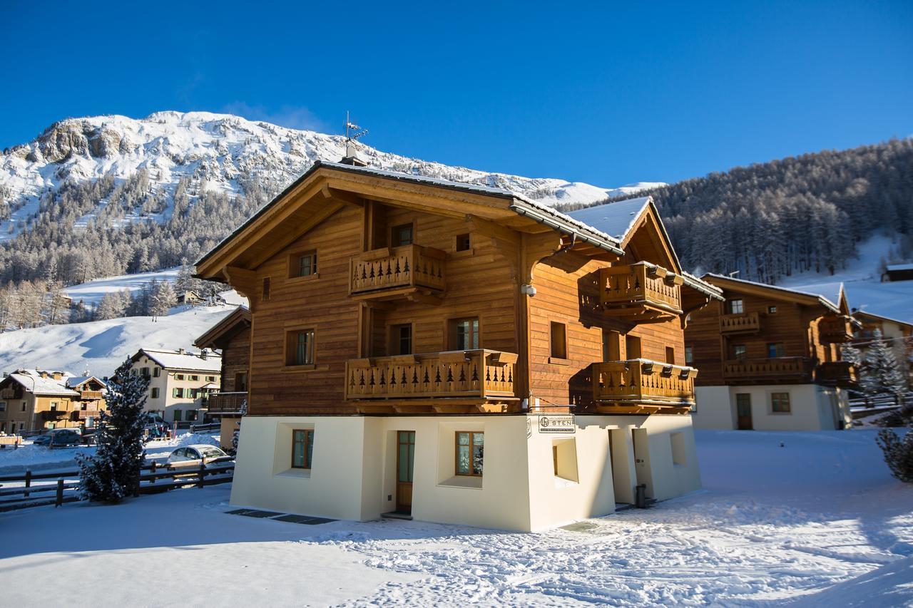 Aparthotel Les Fleurs Bleues Livigno Exterior foto